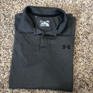Gray Under Armour polo shirt in perfect condition